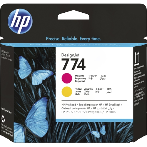 HP 774 Magenta/Yellow Baskı Kafası Orijnal Plotter Designjet Printhead (P2V99A)