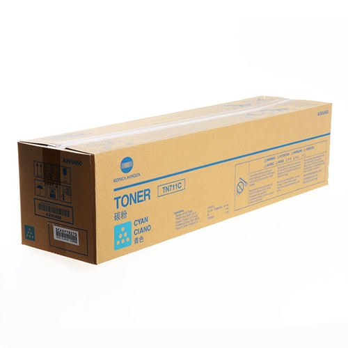 Konica Minolta TN-711 Orjinal Mavi Toner Bizhub C654-C754 (A3VU450)