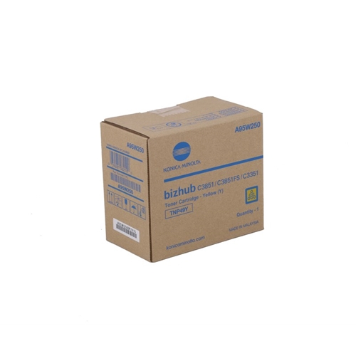 Konica Minolta TNP-49 Orjinal Sarı Toner Bizhub C 3351 C 3851 (A95W250)