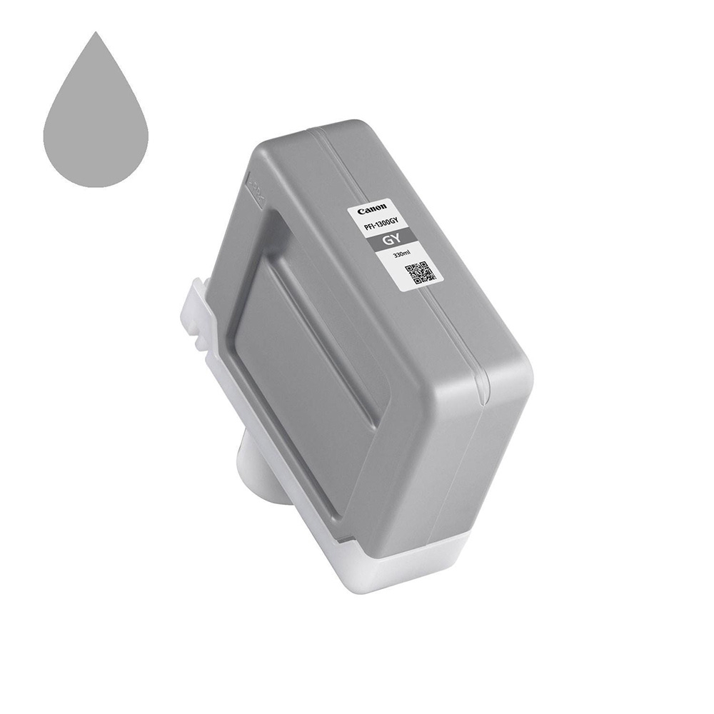 Canon PFI-1300 GY (Gray) Gri Plotter Orijinal Mürekkep Kartuş 330 ml. (0817C001)