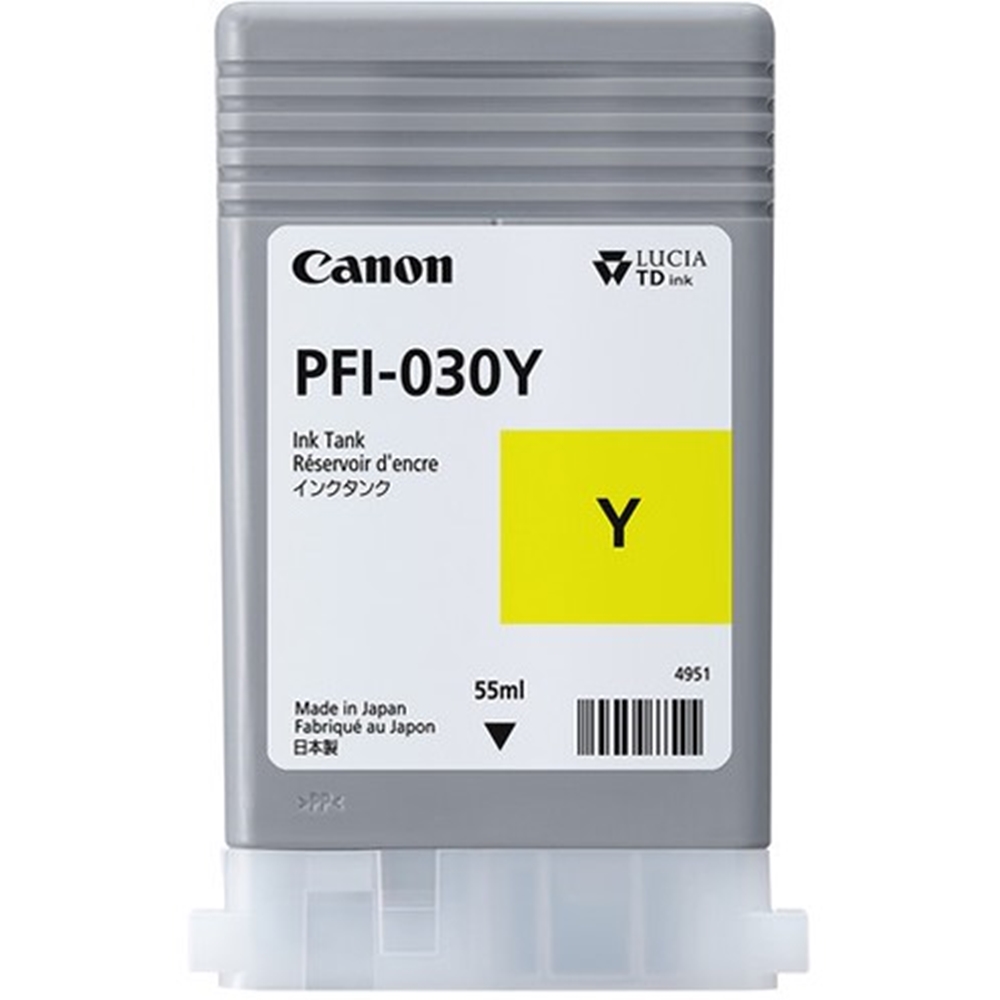 Canon PFI-030 Y (Yellow) Sarı Orijinal Mürekkep Kartuş 55 ml. (3492C001)