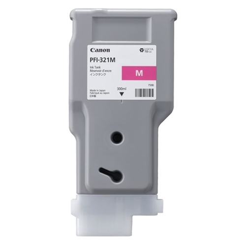 Canon PFI-321 M (Magenta) Kırmızı Plotter Orijinal Mürekkep Kartuş 300 ml. (6269C001)