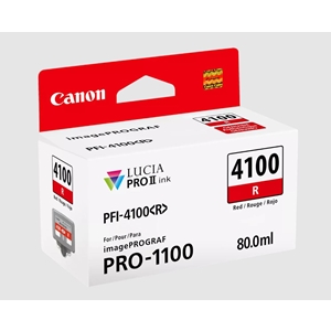 Canon PFI-4100 Kırmızı (R) 80 ml. Mürekkep Kartuş (6785C002)