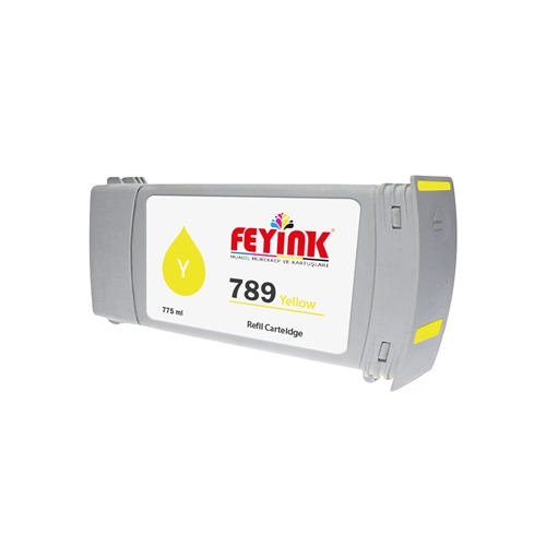 Feyink® Hp Latex 789 Yellow (Y) Orijinal Mürekkep Dolumlu Feyink Kartuş 775ml