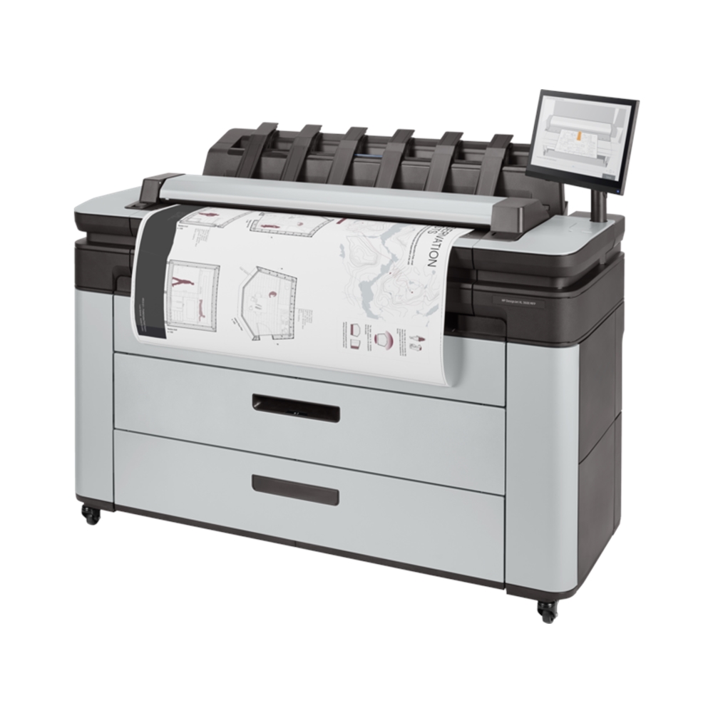 HP DesignJet XL 3600 36 inç (914mm) MFP Çok İşlevli Plotter Yazıcı (6KD23A)
